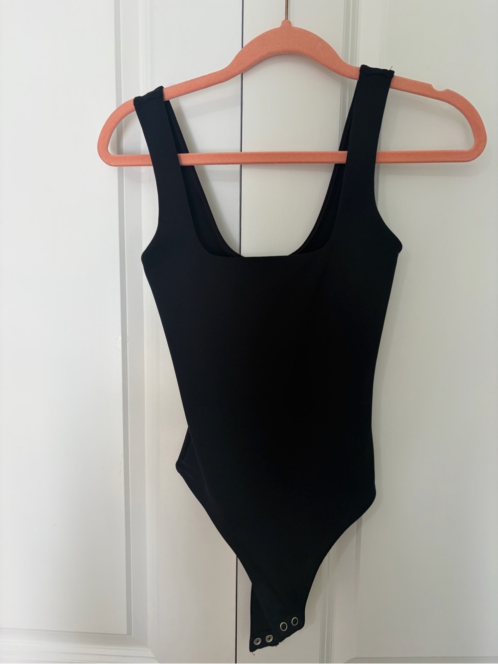 Good American Set of 2 Sculpting Square Neck Modern Tank Bodysuit XS - Picture 5 of 5